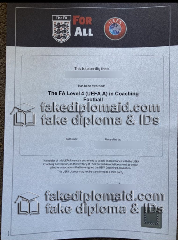 Where Provide The Realistic FA Level UEFA A Certificate