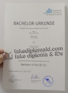 How to purchase a Frankfurt University of Applied Sciences diploma