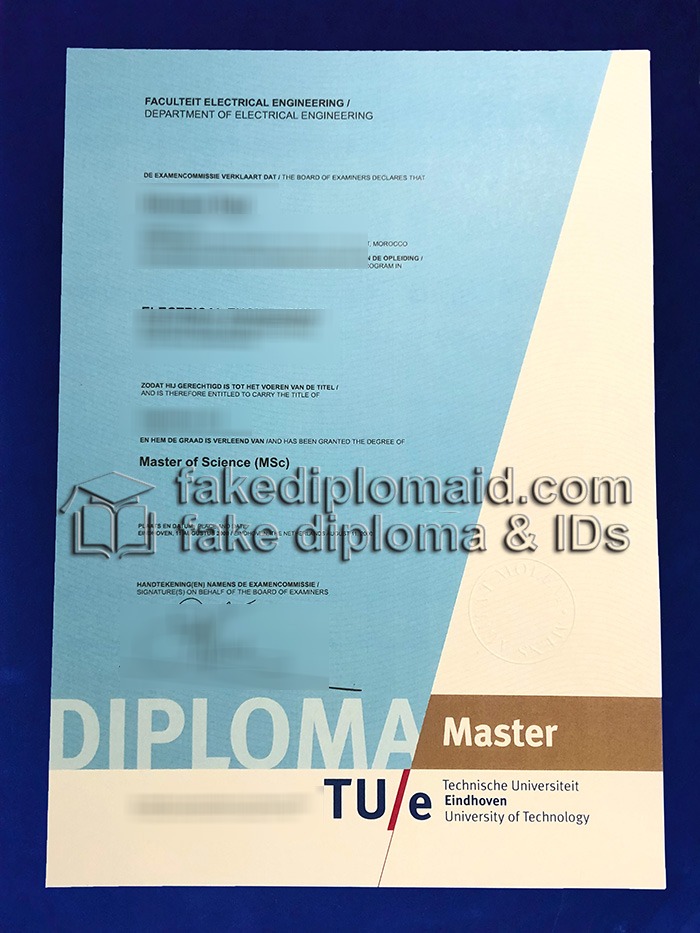 Fake Technische Universiteit Eindhoven Diploma