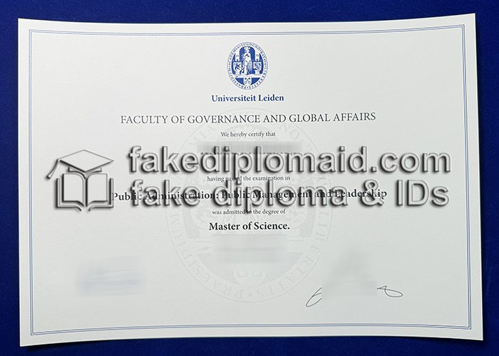 Leiden University Diploma