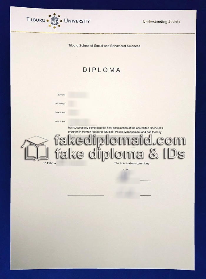 Tilburg University Diploma