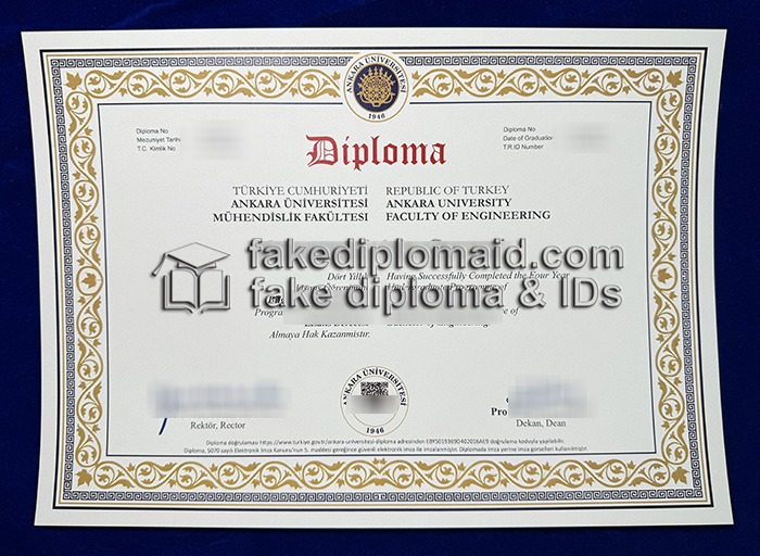 Ankara University Diploma