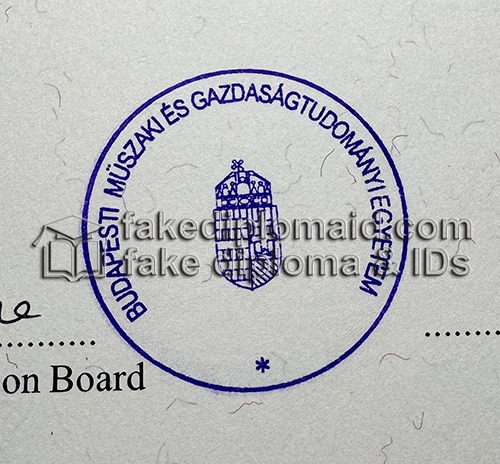 BME Degree Certificate SEAL