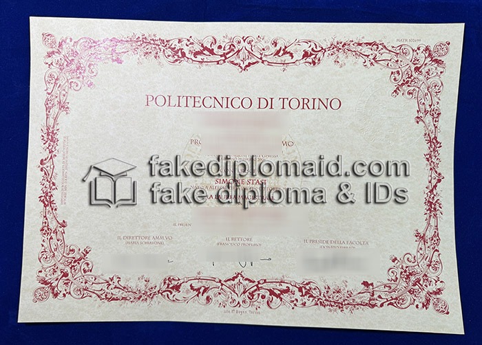 Politecnico di Torino Diploma