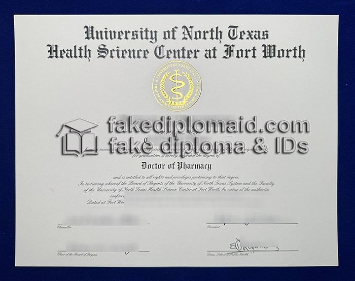 UNTHSC Diploma