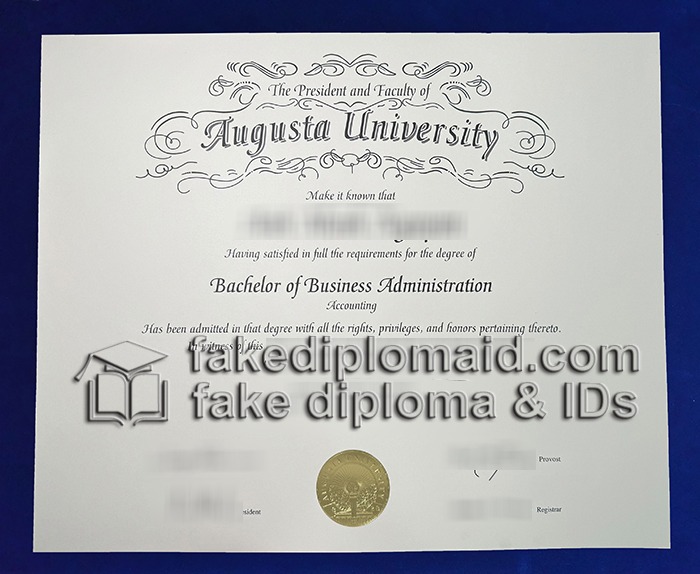 Augusta University Diploma