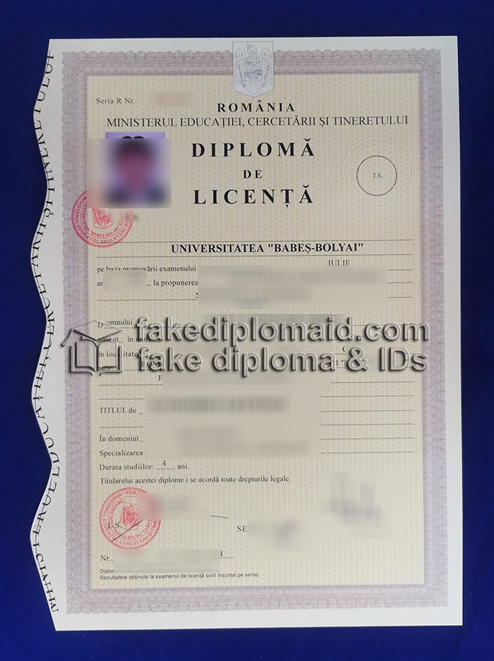 Babeș-Bolyai University Diploma