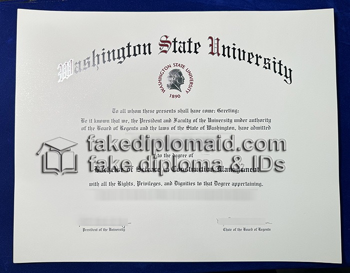 Washington State University Diploma